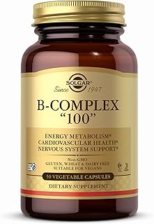 Gélules complexes de vitamine b solgar pour unisexe - taille 50 gélules