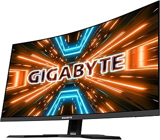 Moniteur de jeu incurvé qhd 32 pouces gigabyte m32qc-ek 2560 x