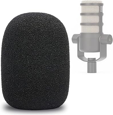 Couvercle en mousse pour filtre anti-pop podmike housse de protection contre le vent