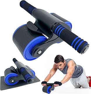 Ensemble de roues abdominales à rebond automatique, équipement d'exercice musculaire abdominal, ensemble
