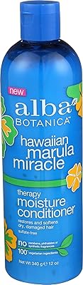 Après-shampooing hydratant hawaiian marula miracle hair care d'alba botanica 355 ml