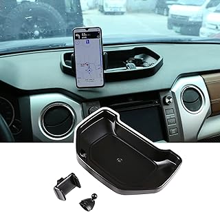 Plateau de rangement pour console centrale de voiture en abs noir