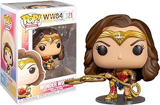 Funko pop. heroes : figurine wonder woman 1984 (style métallique) - 46663