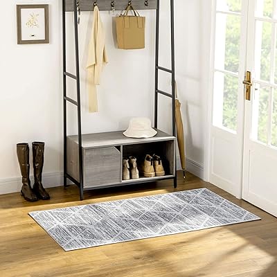 Tapis de couloir tiny boy hpq, tapis antidérapant long et doux lavable, tapis