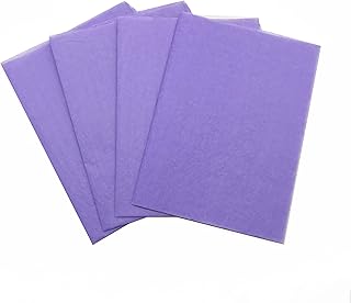 Red dot gift® 50 feuilles de papier d'emballage cadeau violet diy 50 x