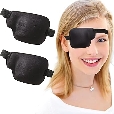2pcs rikeyo patchs pour les yeux 3d pour adultes patch médical réglable