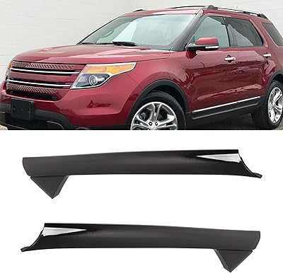 Cadre extérieur pour montant de pare-brise côté conducteur et passager de couleur noir brillant pour explorer 2011-2019, moule de remplacement pour le pare-brise avant. Diaytar Sénégal : Diversité produits, unité de prix bas