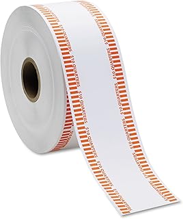 Rouleau d'emballage automatique de pièces de monnaie mmf industries, quarts, orange, 10