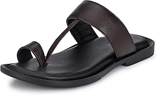 Pantoufles en cuir burwood bwd 302 pour hommes