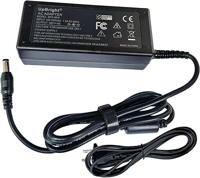 Adaptateur secteur upbright 24 v de remplacement pour adaptateur tech atm065-a240. tobii dynavox