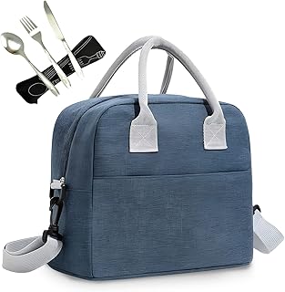 Sacs à déjeuner dasfin pour femmes avec ensemble de couverts et sac fourre-tout