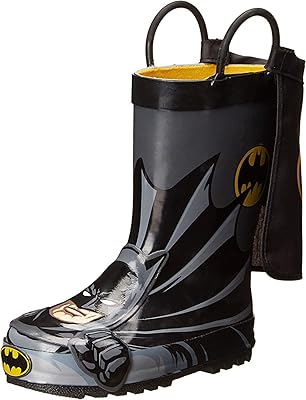 Bottes de pluie imperméables pour enfants avec personnages de bandes dessinées d.c.
