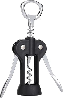 Ouvre-bouteille de vin royalford, tire-bouchon à ailes en acier inoxydable, rf10773, passe au