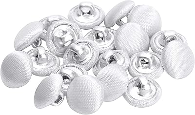 Paquet de 20 boutons de smoking tackmeter, boutons à tige en métal recouverts