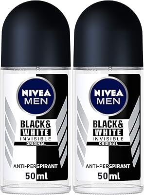 Nivea men original black and white déodorant pour homme roll-on 50 ml pack