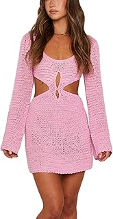 Mini robe tricotée pour femmes bretelles spaghetti moulante vêtements de plage