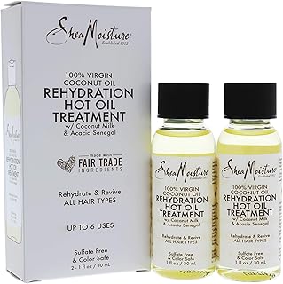 Huile de noix de coco 100 % vierge shea moisture pour traitement à