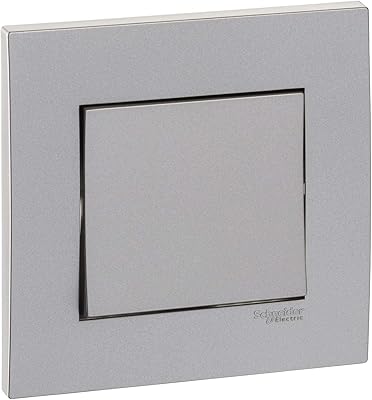 Schneider electric kb31r_1_as vivace silver - interrupteur de panneau unidirectionnel 1 groupe