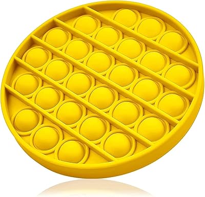 Jouet sensoriel push and pop bubble fidget, un côté silencieux et un côté
