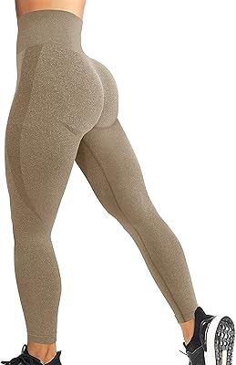 Leggings d'entraînement de gymnastique sans couture taille haute pour femmes, leggings de yoga
