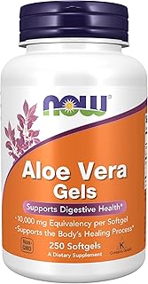 Now supplements extrait d'aloe vera (aloe barbadensis) 10 000 mg soutient la santé