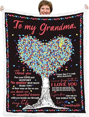 Couverture lovin sun sheen pour grand-mère cadeaux de joyeux anniversaire pour grand-mère