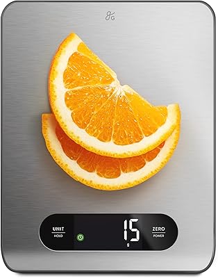 Balance alimentaire en acier inoxydable great goods de cuisine haut de gamme qui