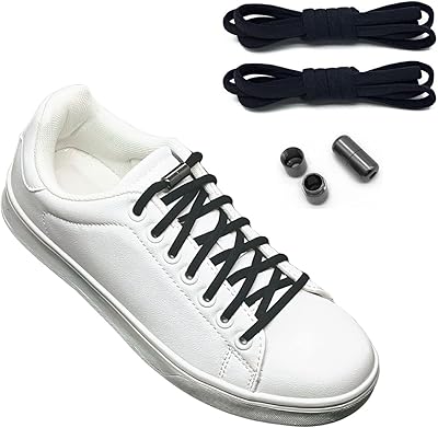 2 paires de lacets élastiques sans nœuds pour hommes femmes enfants seniors