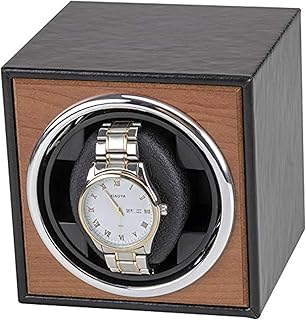 Montre kh automatic 1, dans un boîtier en bois et cuir noir, remontoir