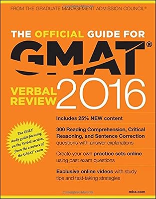 Le guide officiel de la révision verbale du gmat 2016 avec banque