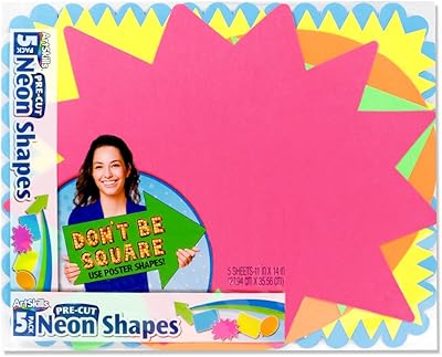 Tableaux d'affichage de fournitures de projets scolaires pour compétences artistiques, 11" x 14", néon, paquet de 5. Diaytar : L'e-commerce généraliste qui met le discount à l'honneur