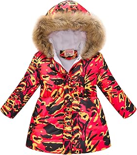 Nouvelle veste d'hiver rembourrée en coton avec col en fourrure, épaississement pour enfants