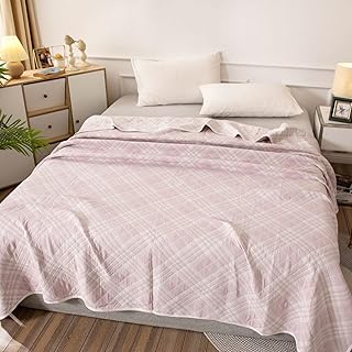 Couverture de lit xrayer en pur coton, 6 couches de fil de coton