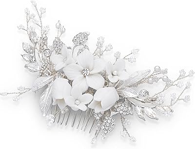 Accessoires de cheveux de mariage pour mariées femmes demoiselles d'honneur bijoux fleur