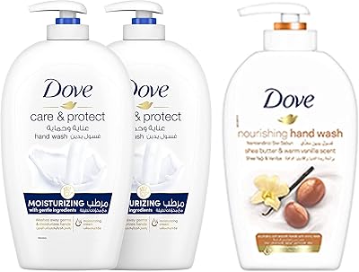 Lavage hydratant pour les mains dove, 500 ml (paquet de 2) + nettoyant