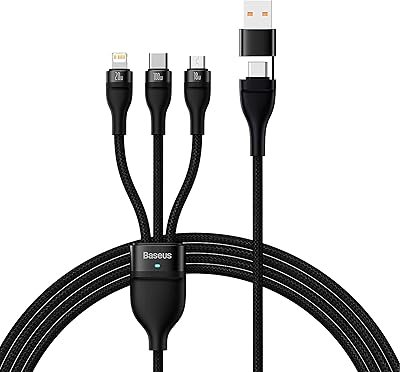 Câble de données usb type-c à charge rapide baseus flash series 100 w