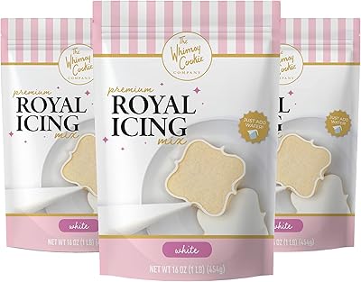 Mélange de glaçage royal blanc whimsy premium, 16 oz, paquet de 3