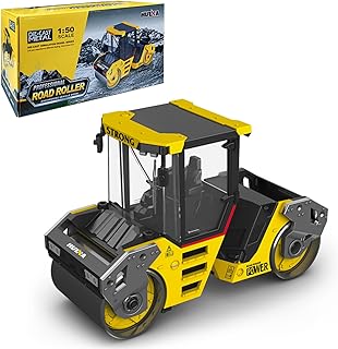 Jemini & genius 1/50 échelle double cylindre véhicule de construction jouets moulé sous