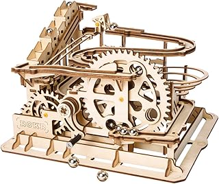 Rock r handmade marble run 3d puzzle en bois kit de création