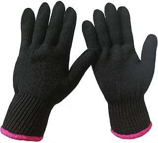 Deux gants professionnels résistants à la chaleur pour coiffer et bloquer la chaleur