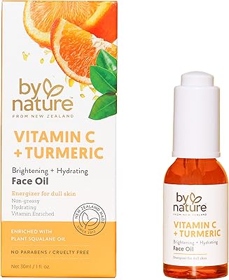 Huile pour le visage éclaircissante et hydratante by nature à la vitamine c et au curcuma. Diaytar Sénégal : Parce que chaque FCFA compte