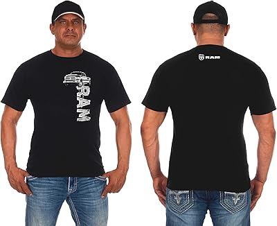 T-shirt à manches courtes avec logo dodge ram pour hommes gh