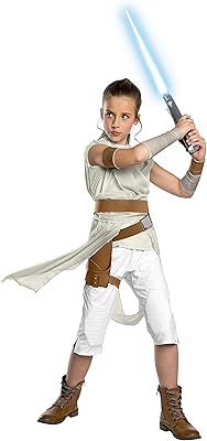 Déguisement officiel disney star wars épisode 9 rey deluxe de rubie's, taille enfant