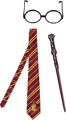 Ensemble de costumes harry potter lunettes officielles wizarding world potter avec baguette
