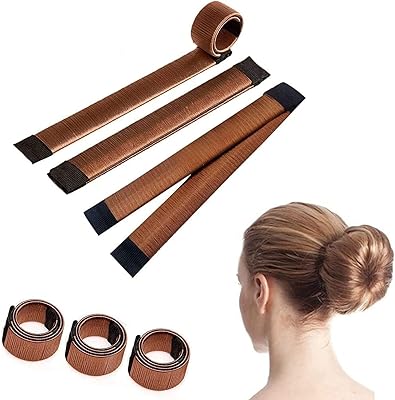 Machine à chignon 3 pièces filet cheveux rotatif facile clipser outil magique