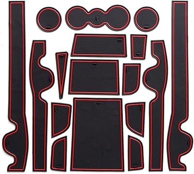 17 pièces tapis de rainure de porte de voiture pour hyundai sonata 9