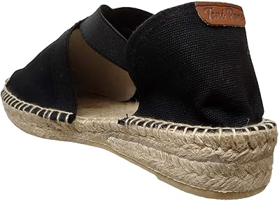 Espadrilles plates en tissu élastique pour femme