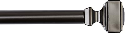 Tringle à rideau amazonbasics de 1 pouce avec embouts carrés - 36 à