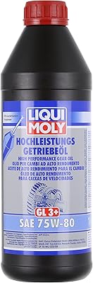 Huile pour engrenages liqui moly de haute qualité b000229 gl3+ sae 75w-80, 1