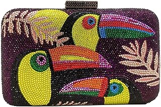 Toucan bird femmes sac à main clouté en cristal sacs de soirée strass soirée cocktail pochette et sac à main. Consommez mieux avec Diaytar, votre marketplace discount